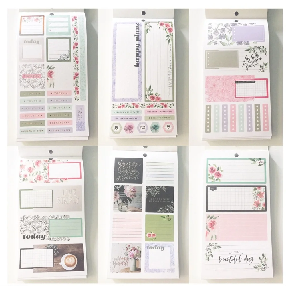 Happy Planner Horizontal Layout Sticker Value Pack